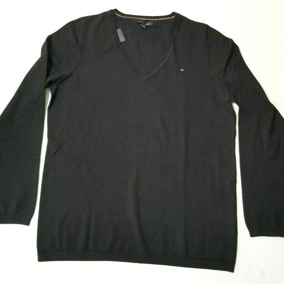 Tommy Hilfiger Sweaters - Tommy Hilfiger Women V-Neck Sweater‎ Lightweight Cotton
